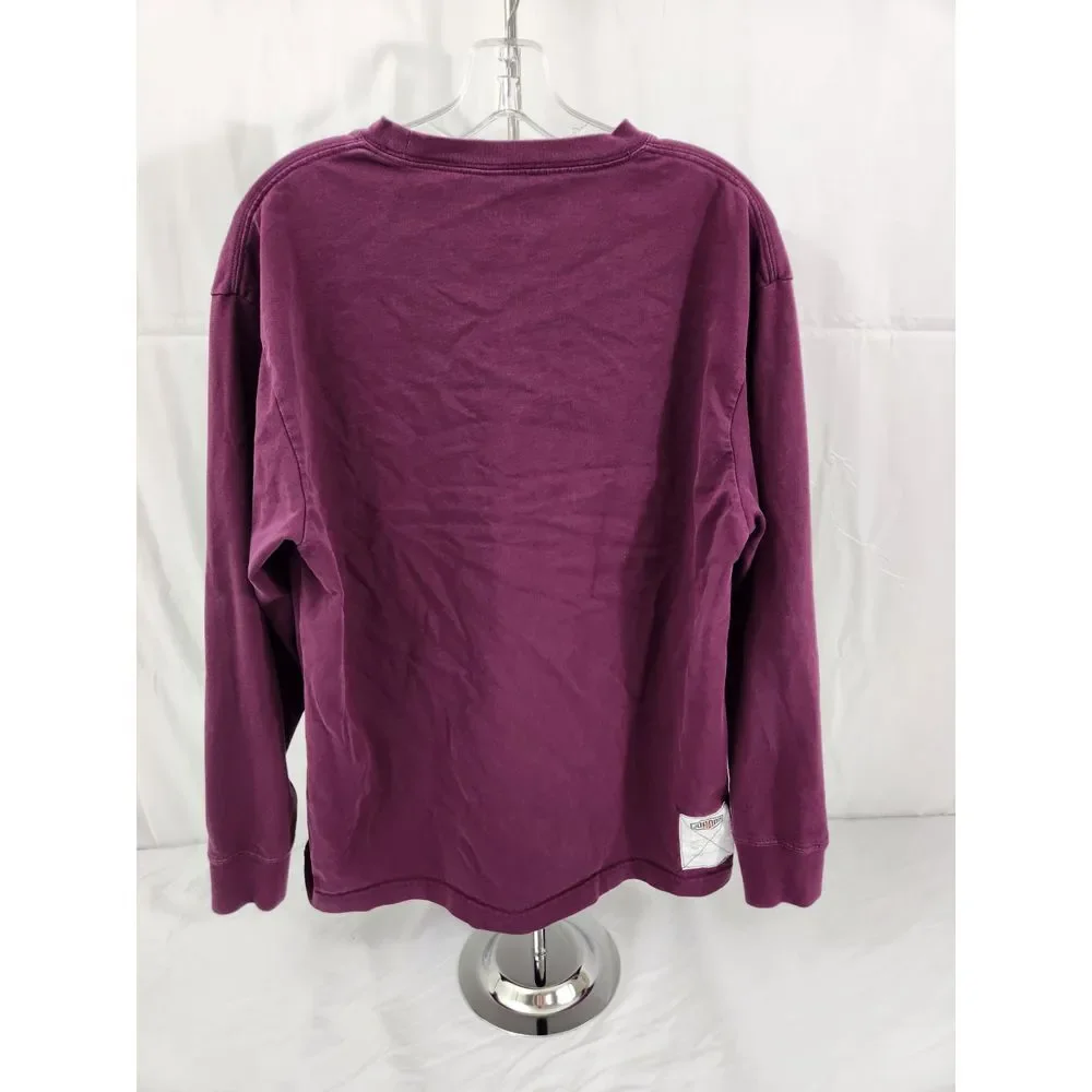 Jordan Brand Boys Long Sleeve T-Shirt Burgundy Maroon Graphic‎ DC9779-610 Large